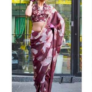 Satin Saree