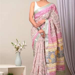 Bagru Printed Saree