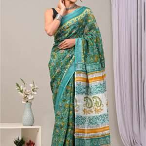 Bagru Printed Saree