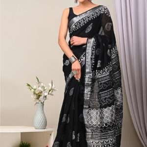 Bagru Printed Saree