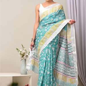 Bagru Printed Saree