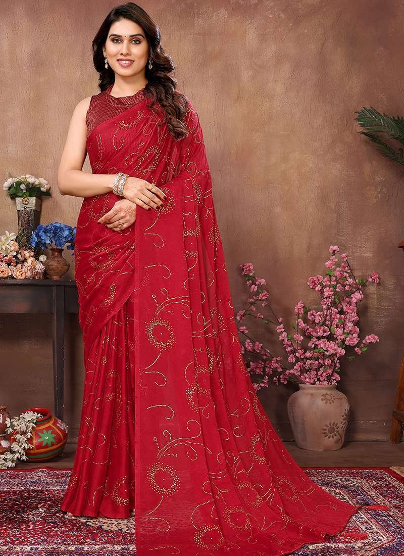 Satin Saree