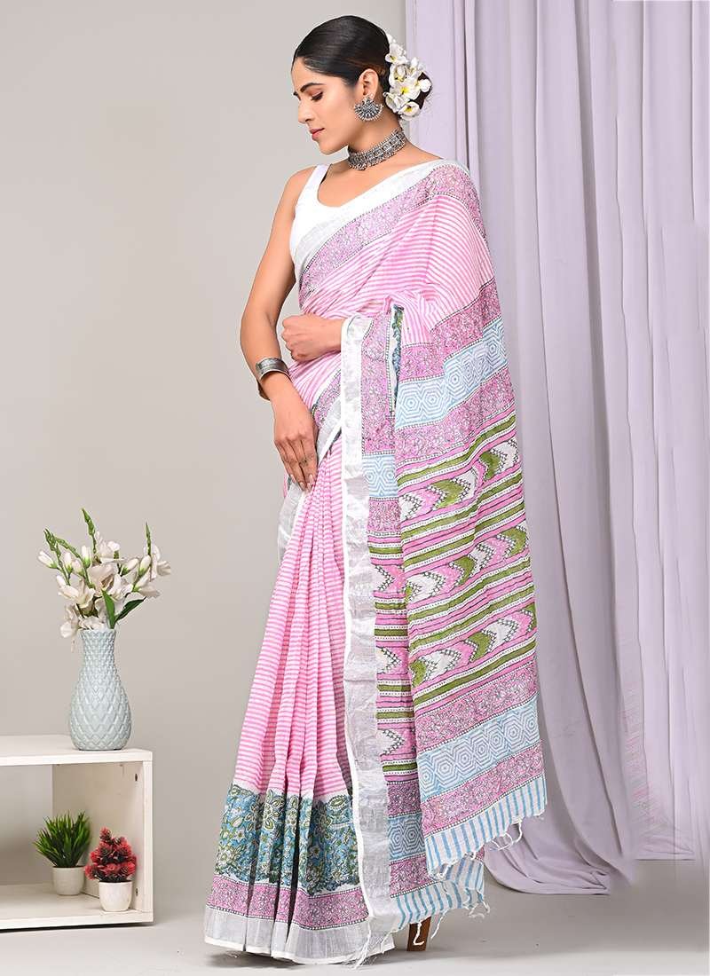 Bagru Printed Saree