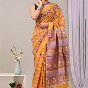 Bagru Printed Saree