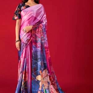 Satin Saree