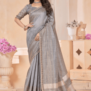 linen saree