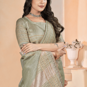 linen saree