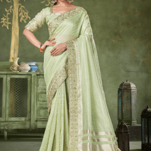 linen saree