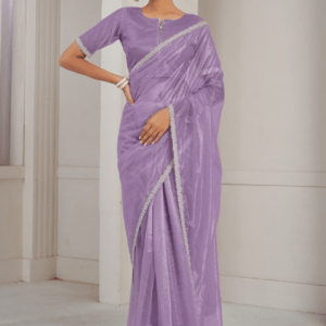 organza saree