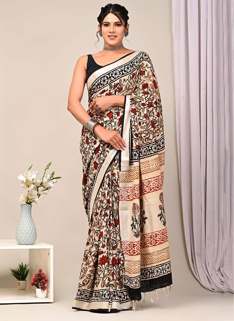 Bagru Printed Saree