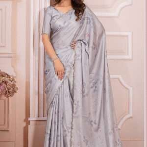 Satin Saree