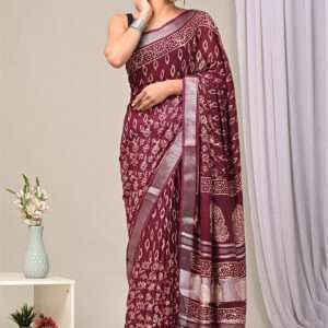 Bagru Printed Saree