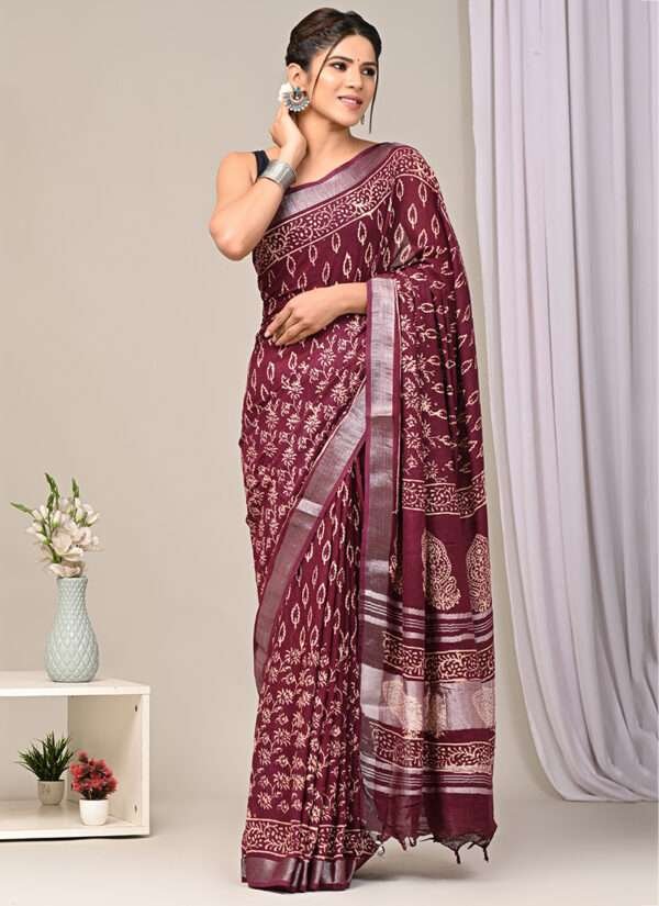 Bagru Printed Saree