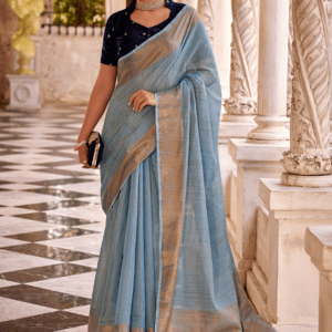 linen saree