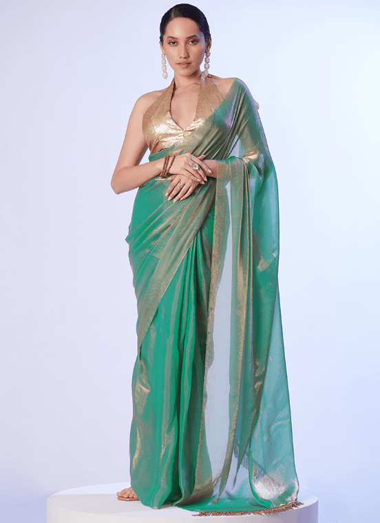 organza saree