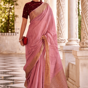 linen saree