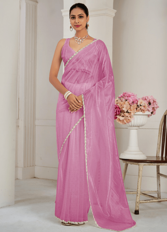 organza saree