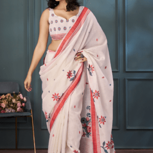 linen saree