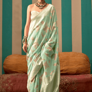 linen saree