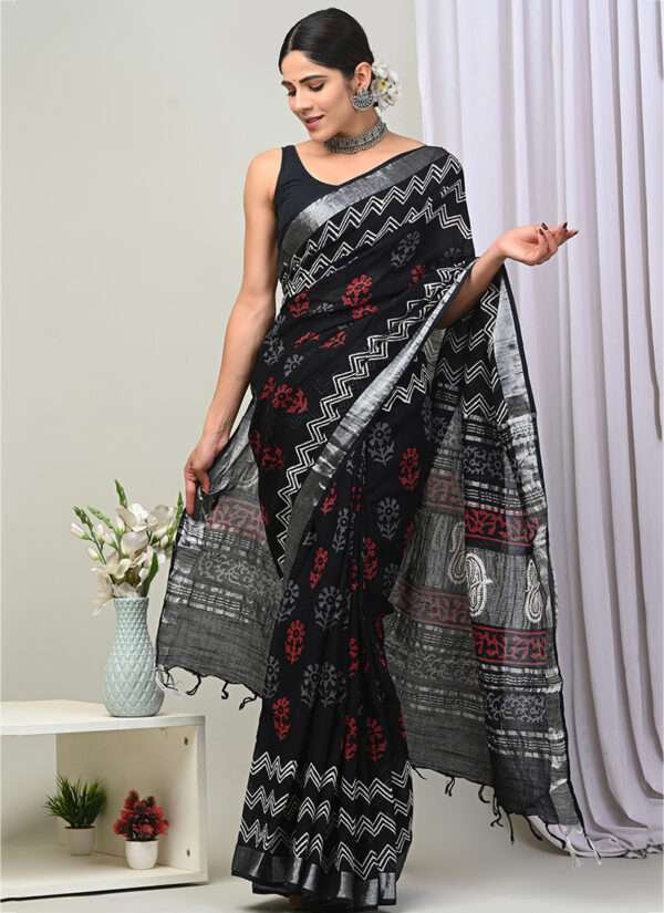 Bagru Printed Saree