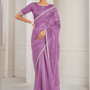 organza saree