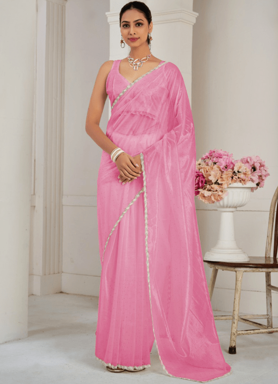 organza saree