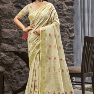 linen saree