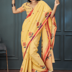 linen saree