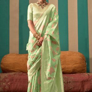 linen saree