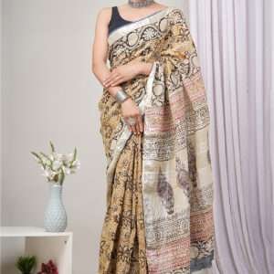 Bagru Printed Saree