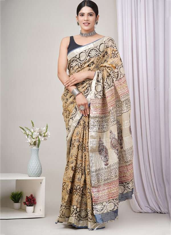 Bagru Printed Saree