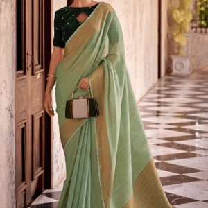 linen saree
