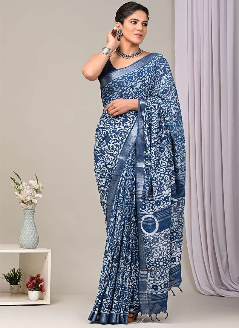 Bagru Printed Saree