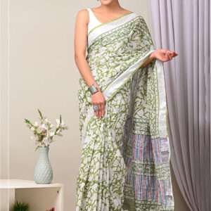 Bagru Printed Saree