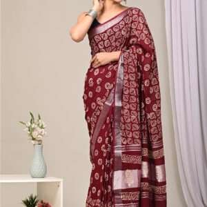 Bagru Printed Saree