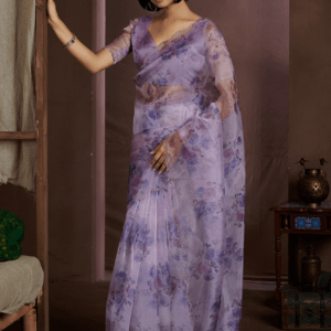 Organza saree