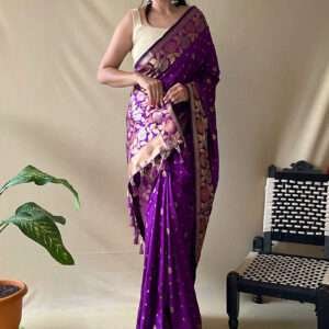 Satin Saree