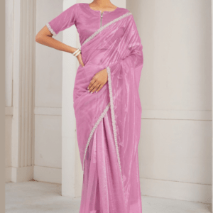 organza saree