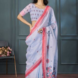 linen saree