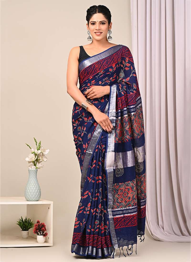 Bagru Printed Saree