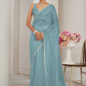 organza saree