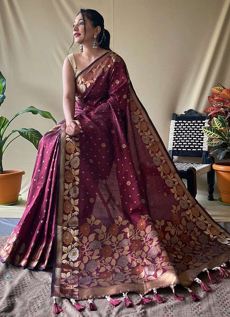 Satin Saree