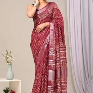 Bagru Printed Saree