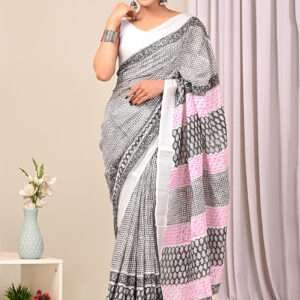 Bagru Printed Saree