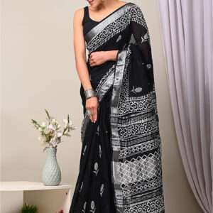 Bagru Printed Saree