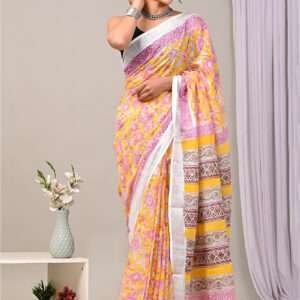 Bagru Printed Saree