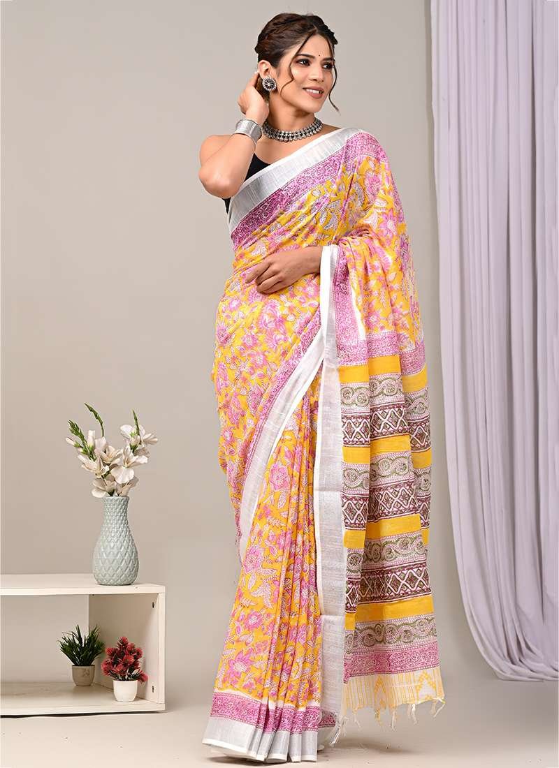Bagru Printed Saree
