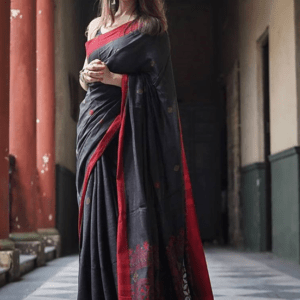 linen saree