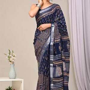 Bagru Printed Saree