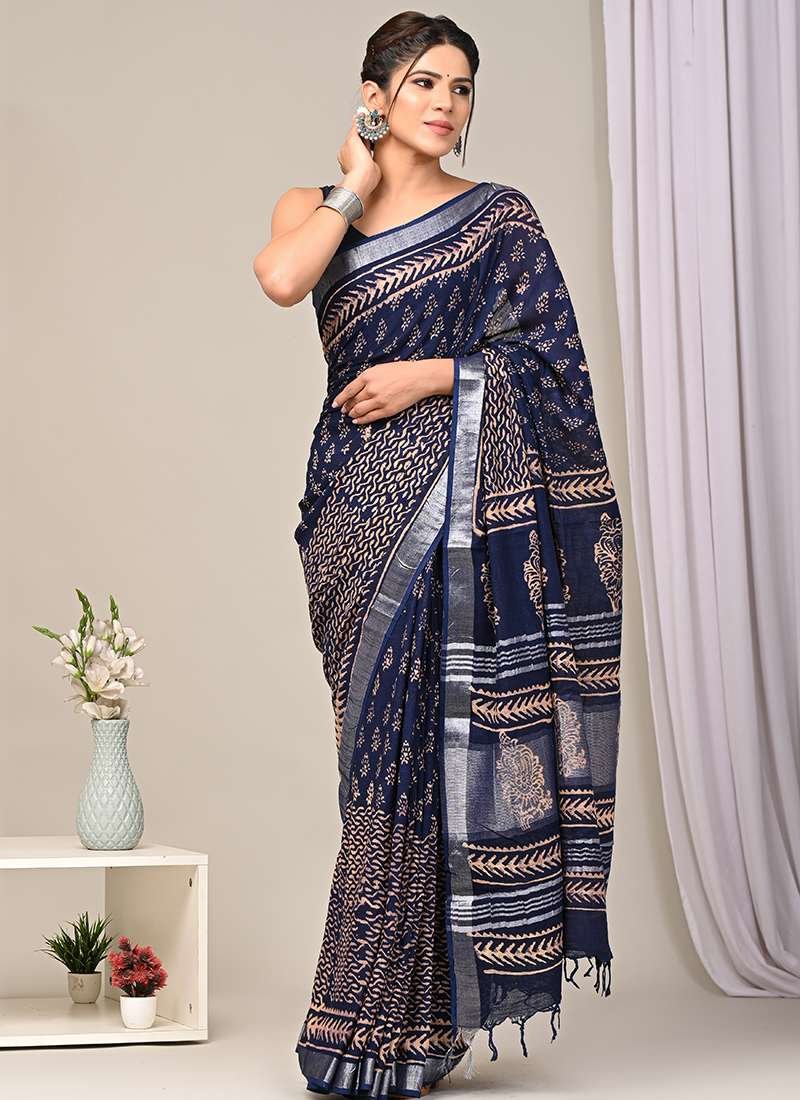 Bagru Printed Saree